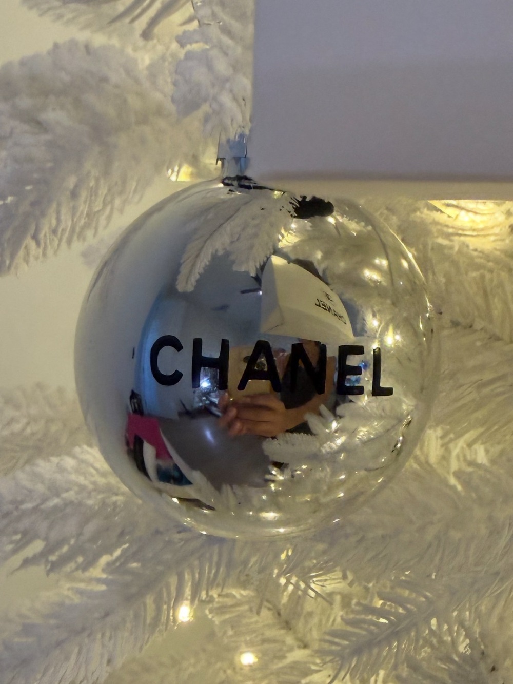 CHANEL Black and White Logo Ornament Collection - Picture 8 of 16
